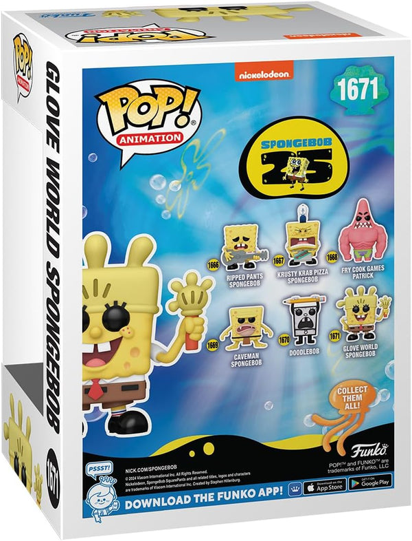 Funko POP! : Spongebob Squarepants - Spongebob with Glove Light (1671)