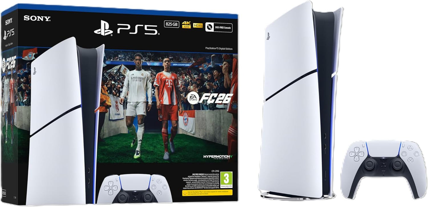 PlayStation 5 Console + EA Sports FC 26 (Digital Edition)