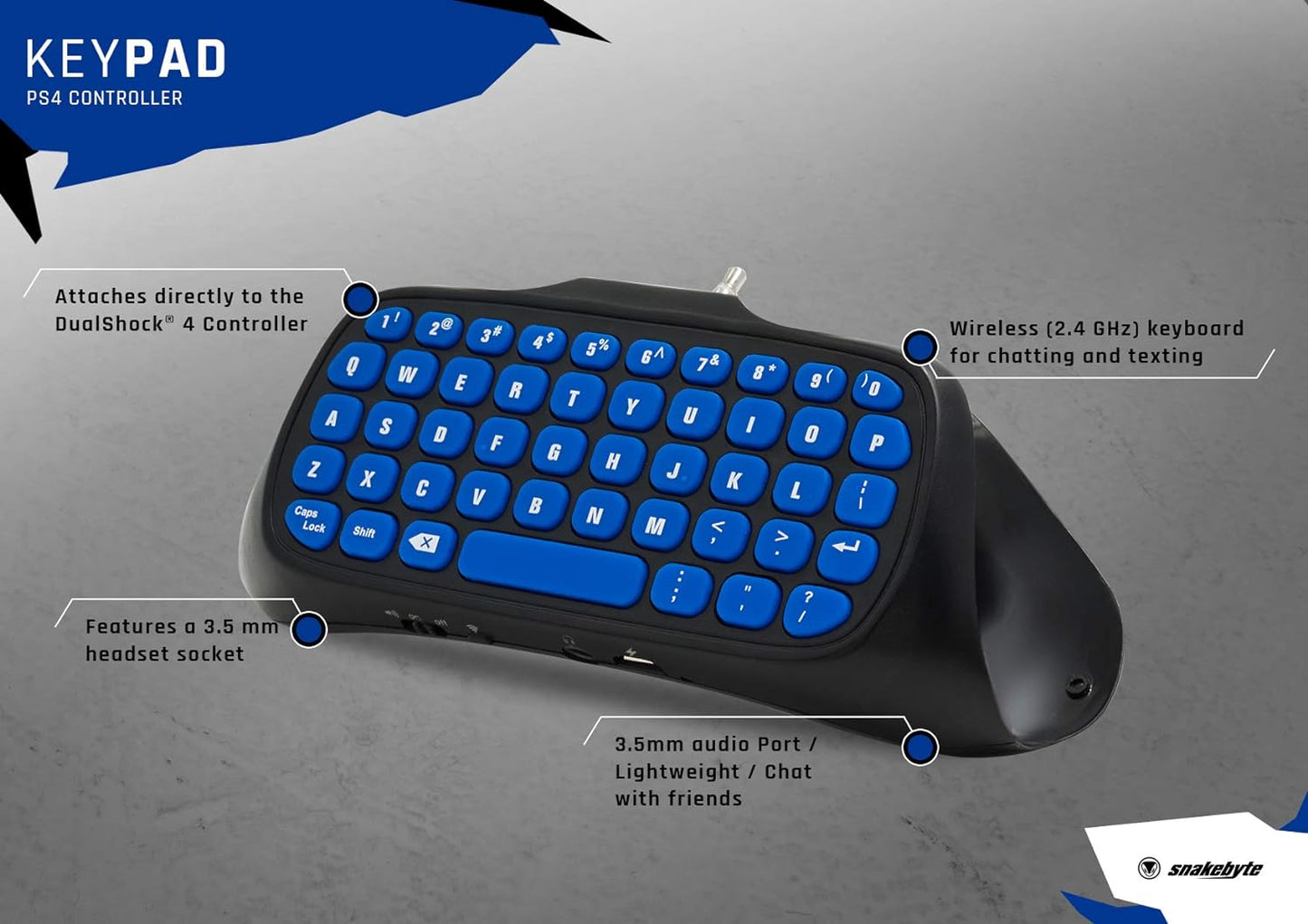 Snakebyte Key Pad for DualShock Controller (PS4)
