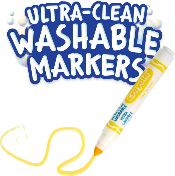 Crayola 8 Washable Markers Ultra-Clean
