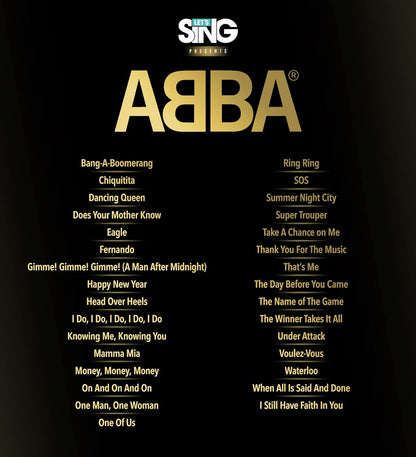 Let's Sing ABBA 2022 (PlayStation 5)