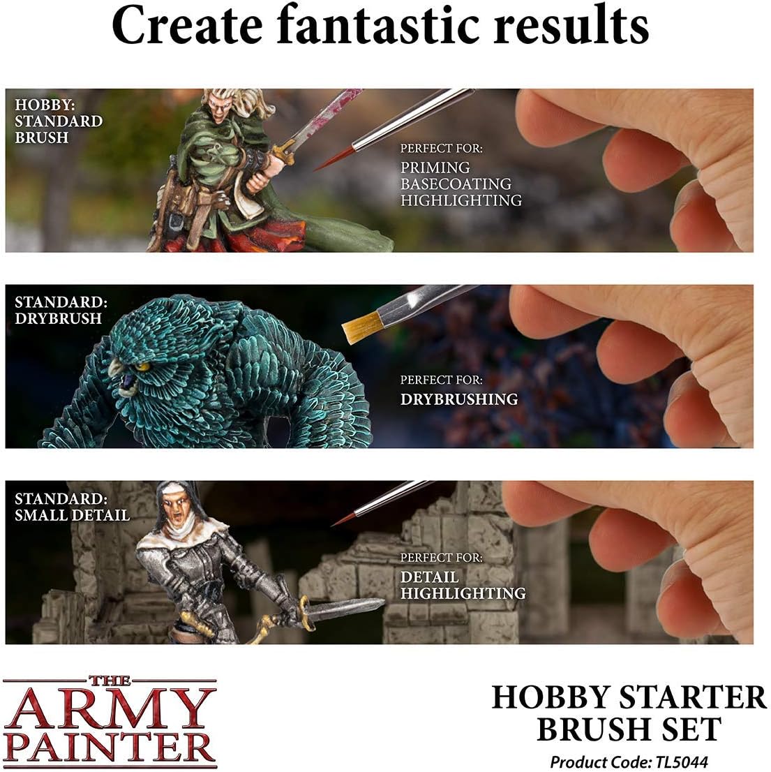 The Army Painter - Hobby Starter Brush Set