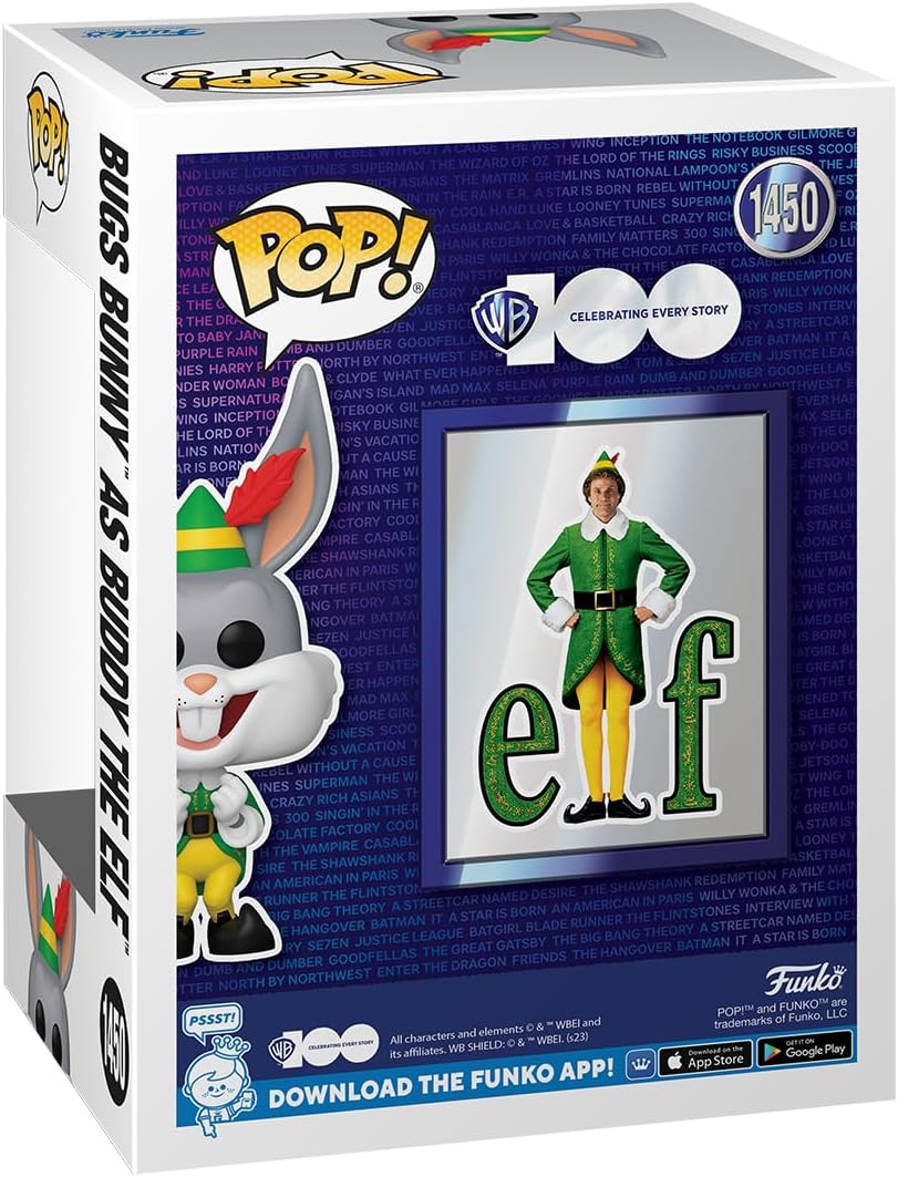 Funko POP Animation: Warner Bros 100 (Bugs Bunny as Buddy The Elf)