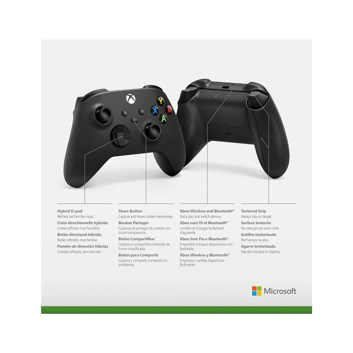 Microsoft Xbox Carbon Black Controller