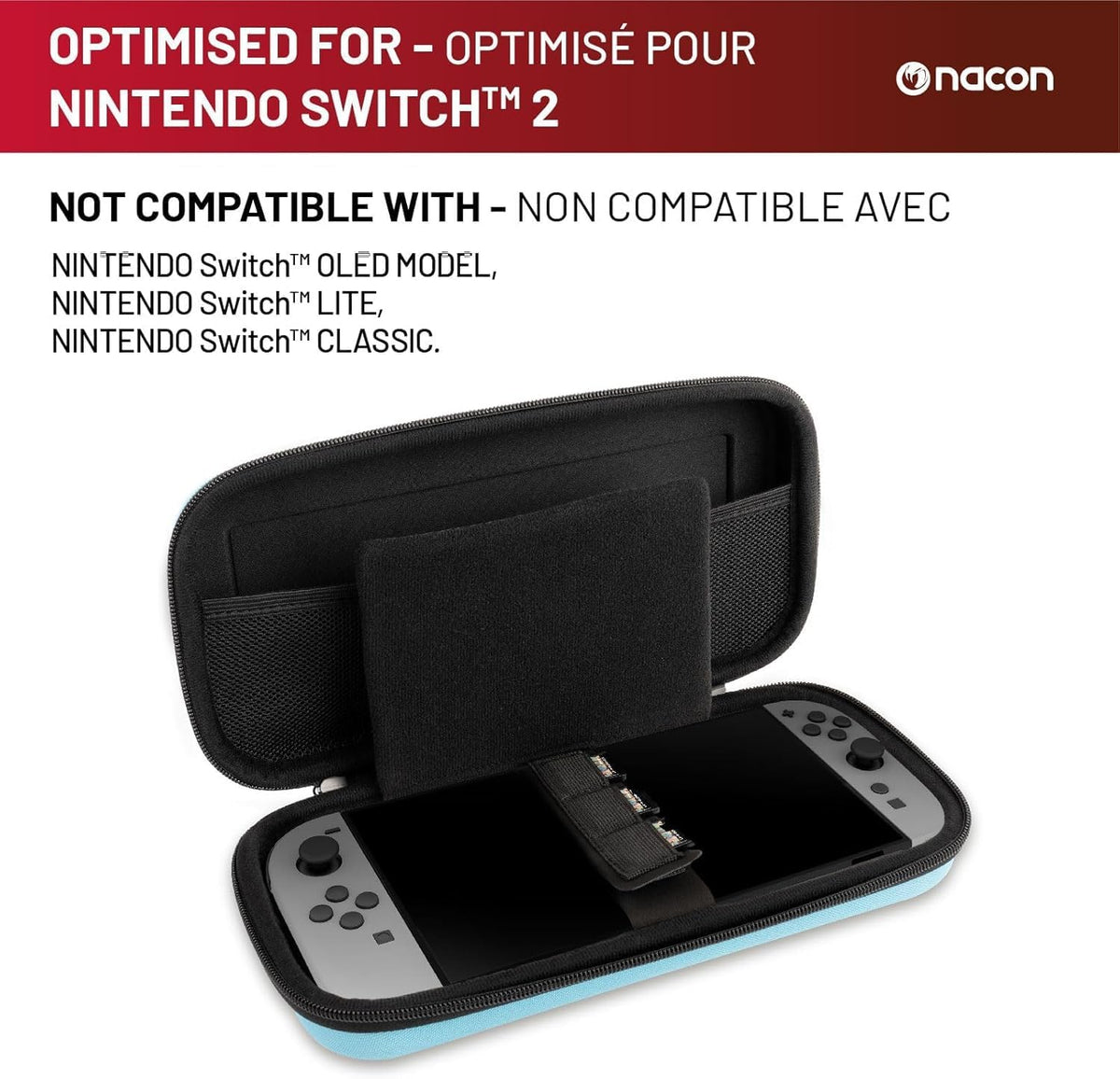 Red Case with Screen Protector (Nintendo Switch 2)
