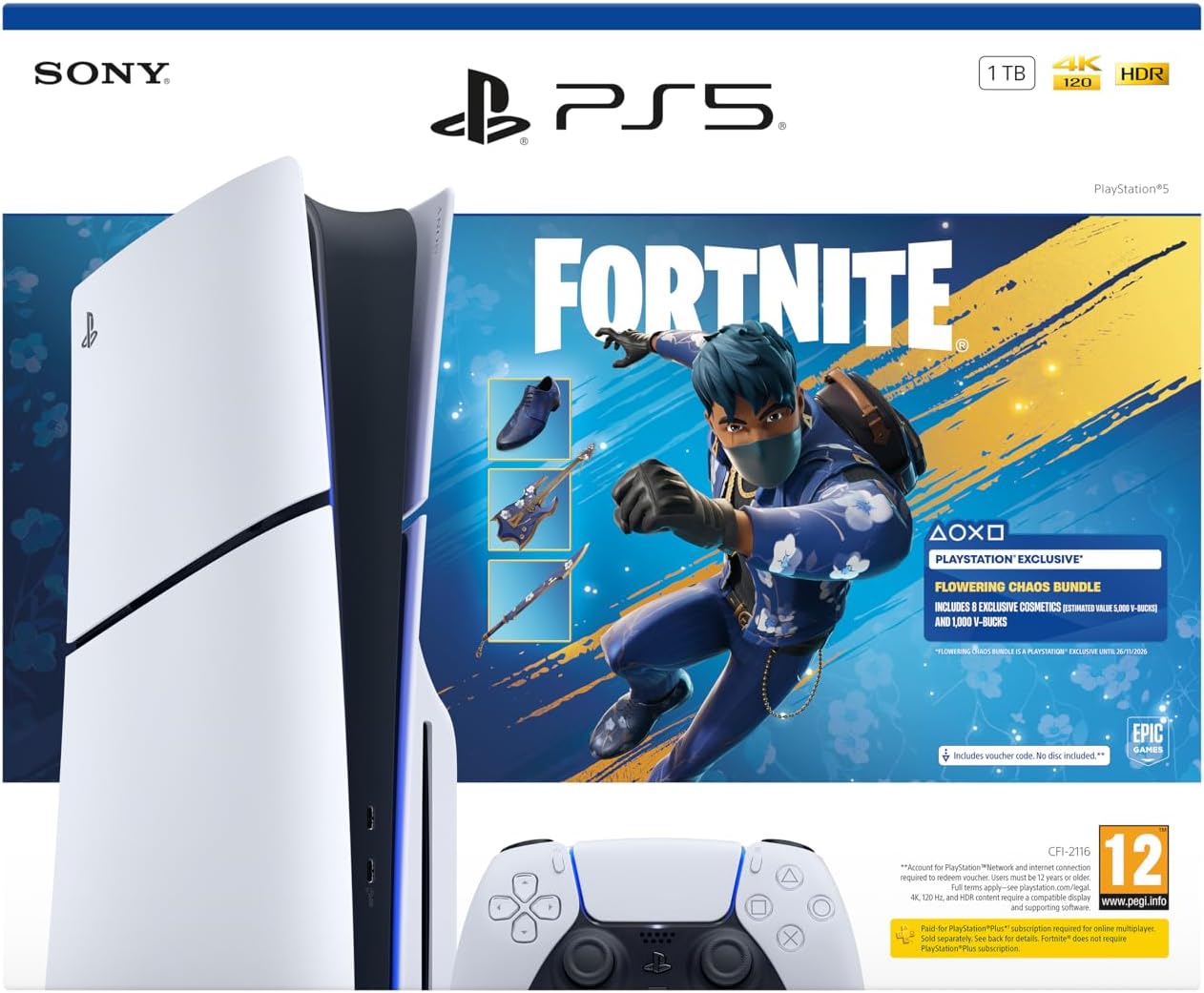 PS5 Console Disc Fortnite Bundle