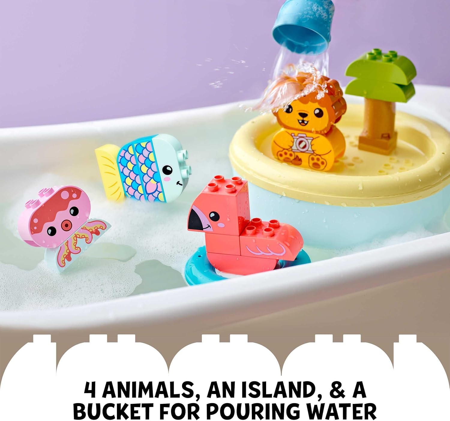 LEGO® | DUPLO: Bath Time Fun - Floating Animal Island (10966)