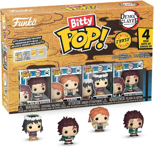 Funko Bitty Pop! – Demon Slayer: Tanjiro 4 Pack