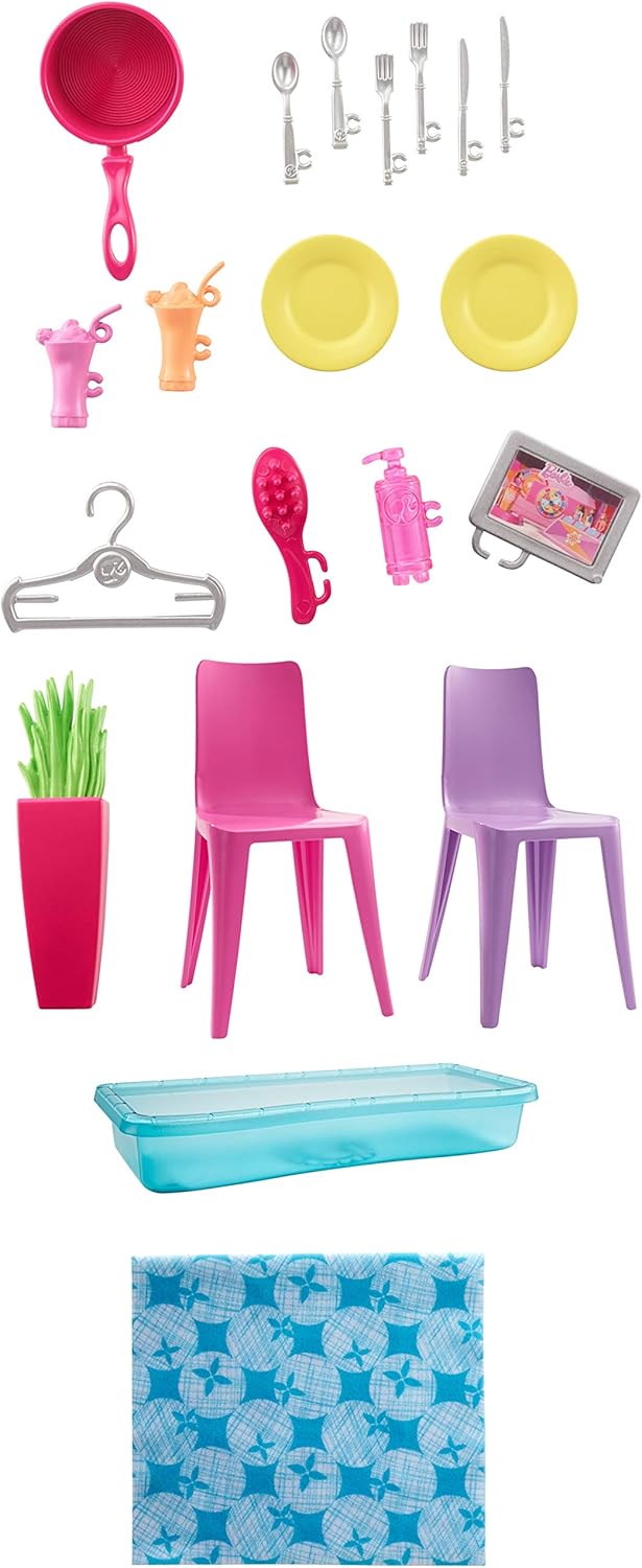 Barbie: Doll + Dollhouse Portable 1 Storey