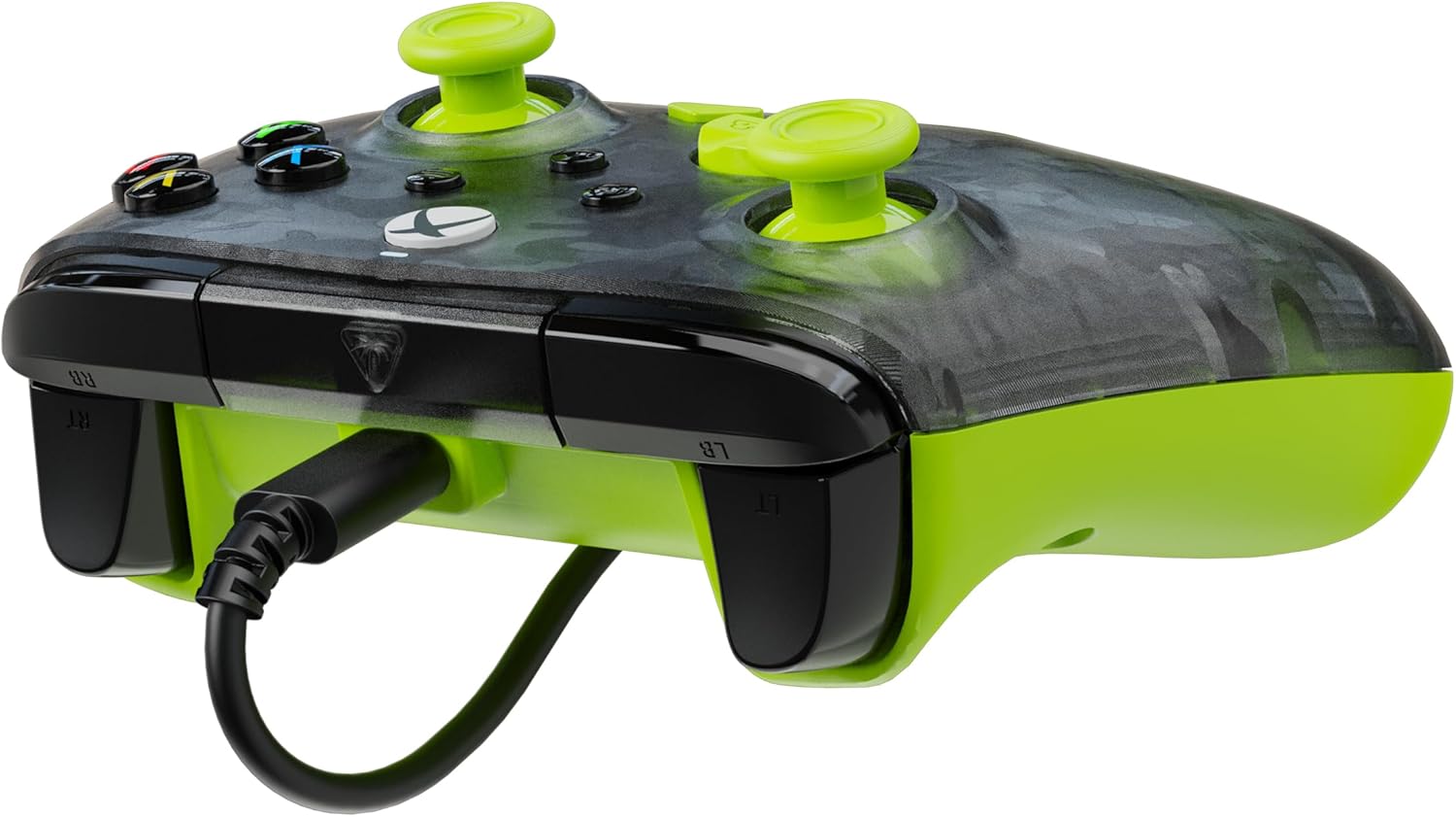 Turtle Beach Rematch Controller, Green Camo Black/Yellow | Xbox