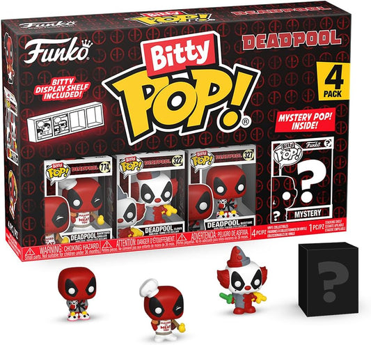 Blister 4 figures Bitty POP Marvel Deadpool Master