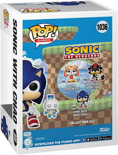 Funko POP! Games - Sonic the Hedgehog: Sonic w/ Chao