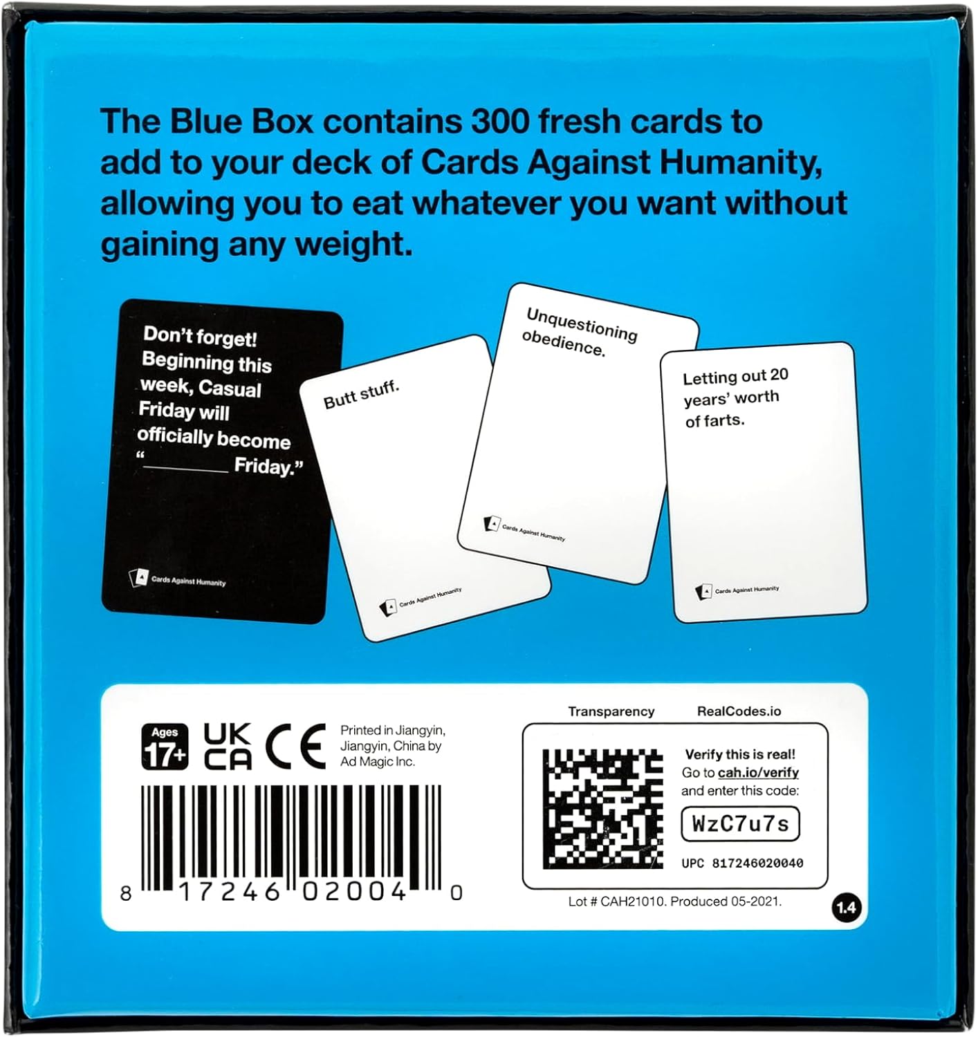 Cards Against Humanity: Blue Box