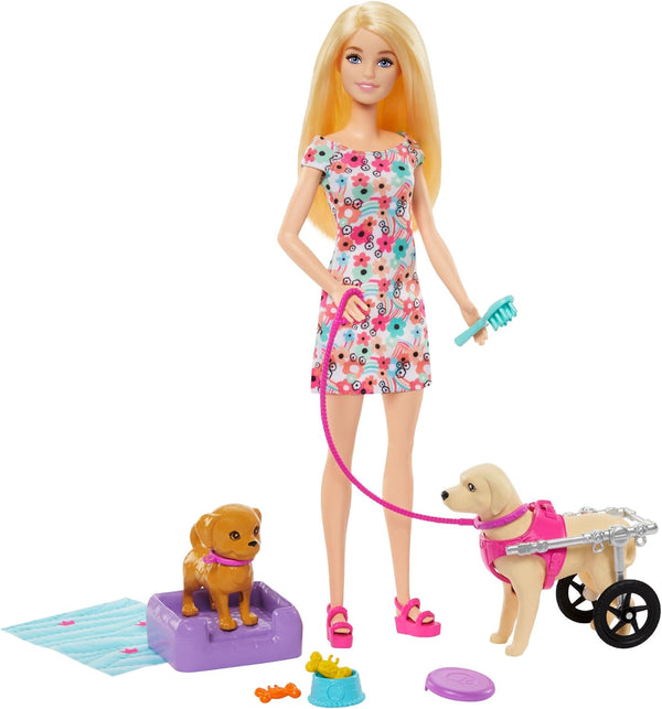 Barbie Walk and Wheel Pet Playset