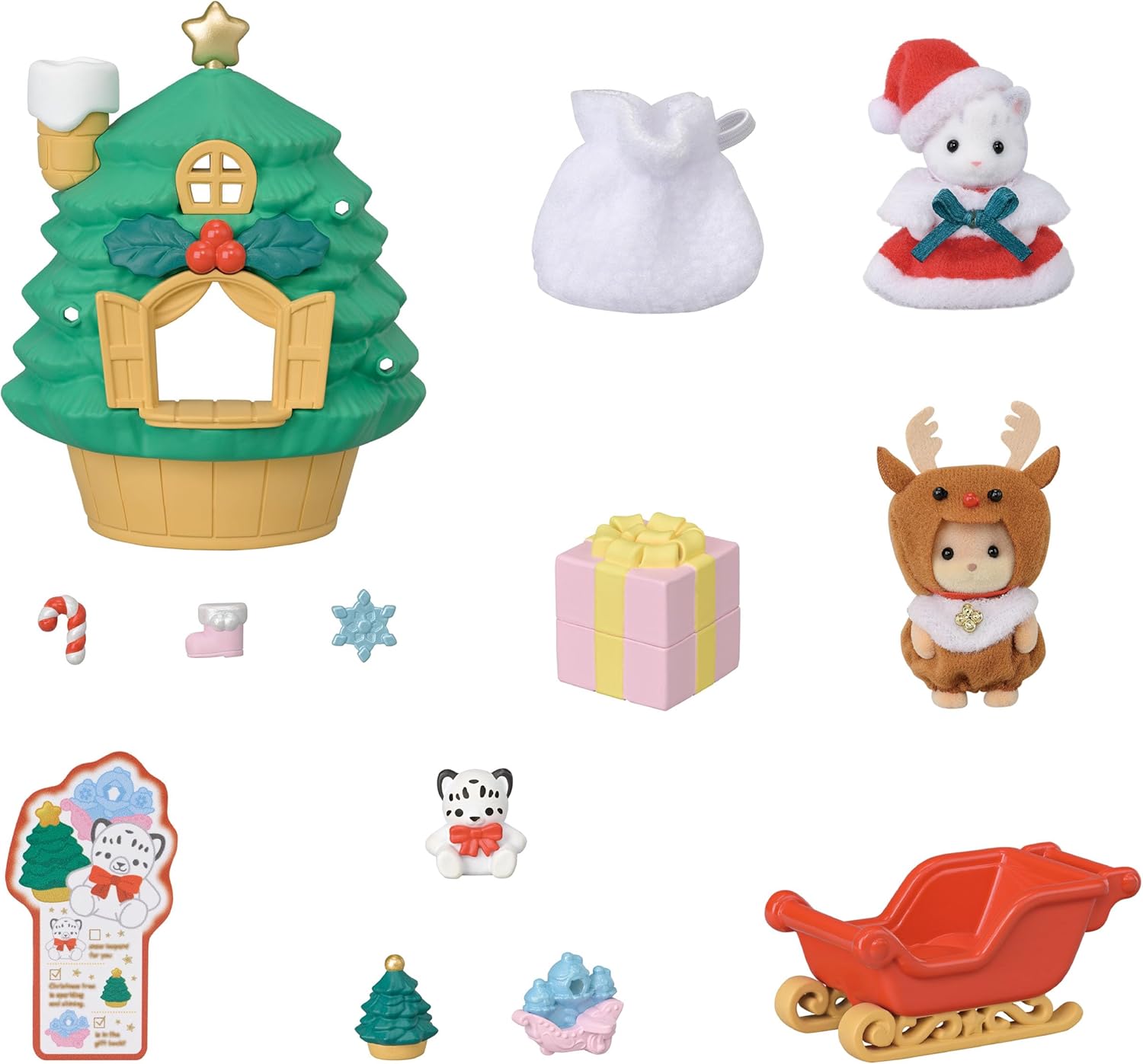 Sylvanian Families Baby Santa's Christmas Tree House