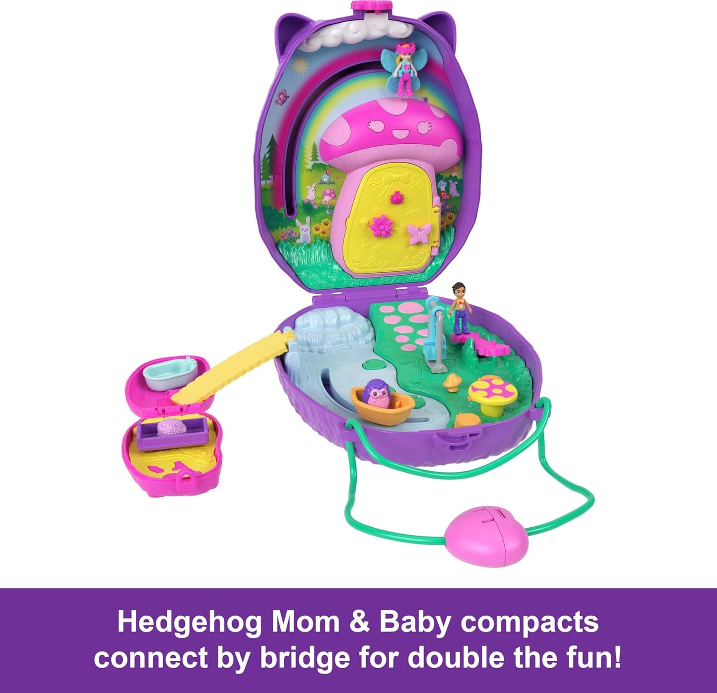 Polly Pocket - Hedgehog Mum & Baby