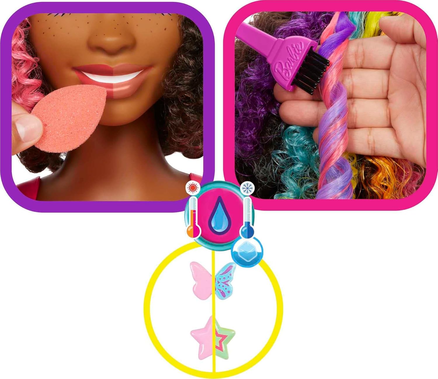 Barbie Totally Hair Deluxe Styling Head Black