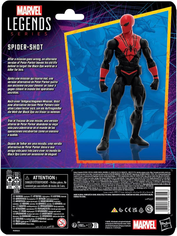 Hasbro Figure Marvel Legends Series Spiderman Spider-Shot