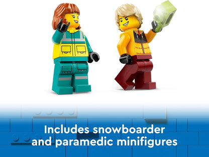 LEGO® | City: Emergency Ambulance and Snowboarder (60403)