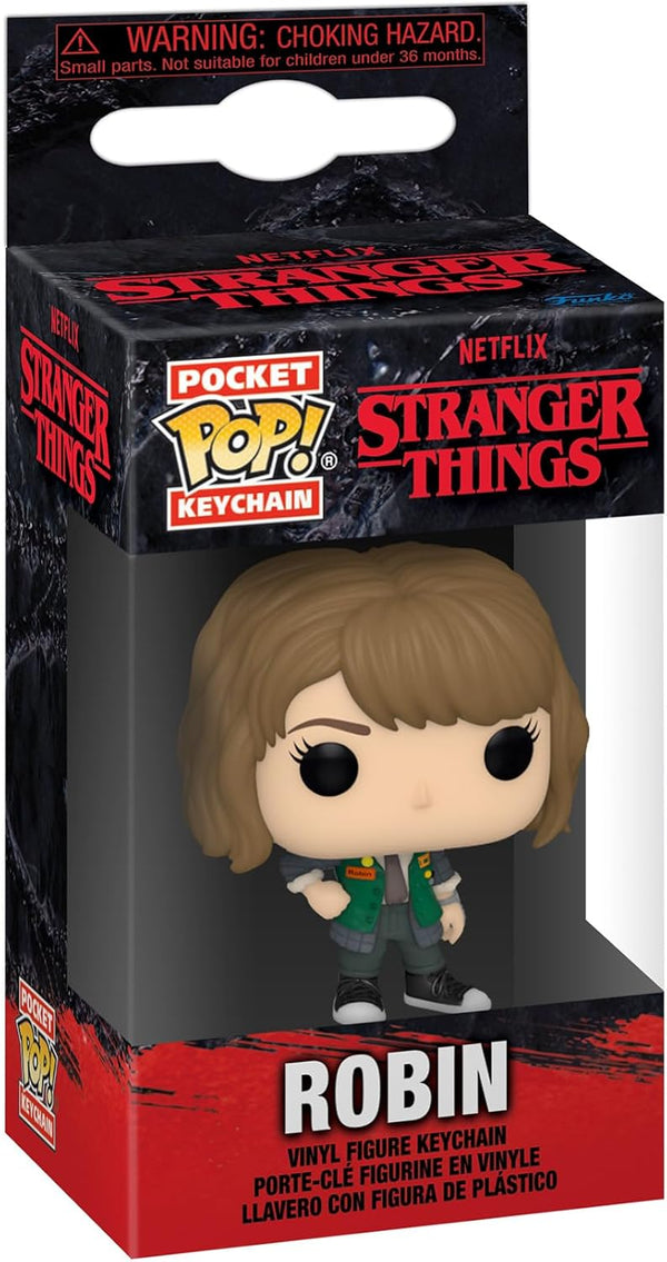 FUNKO POP! : STRANGER THINGS - ROBIN POCKET KEYCHAIN