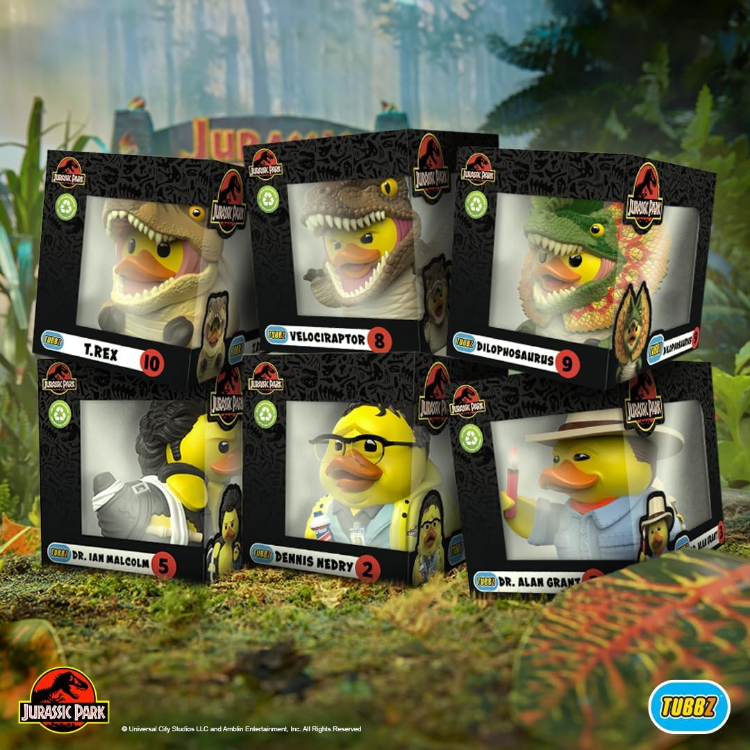 Jurassic Park Tubbz Boxed Dilophosaurus