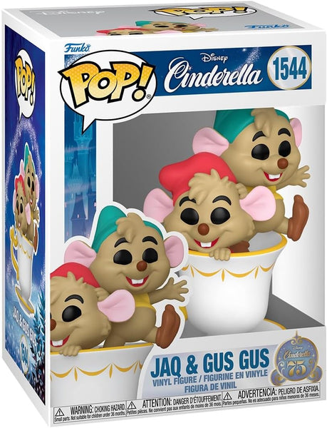 Funko POP! – Disney: Cinderella 75th Anniversary – Jaq & Gus in Cup