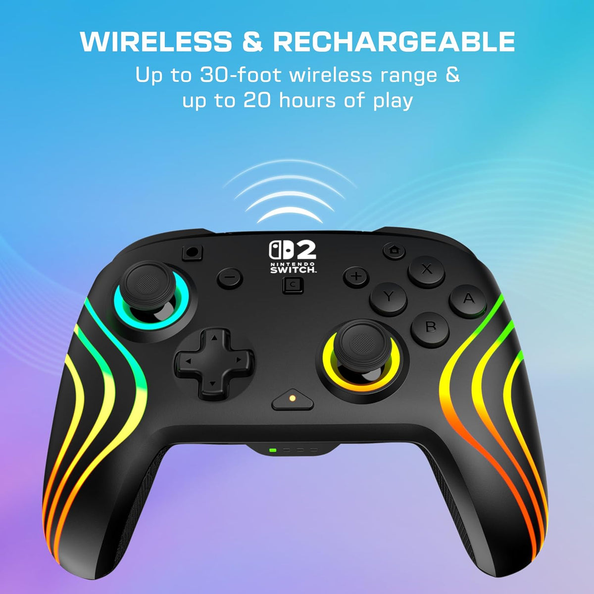 Afterglow Wave Wireless Controller - Black (Nintendo Switch 2)