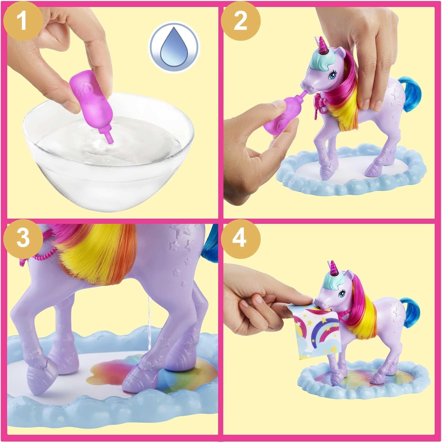 Barbie: Rainbow Potty Unicorn Playset