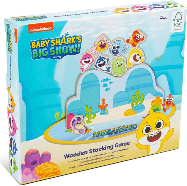 BABY SHARK WOODEN STACKING GAME