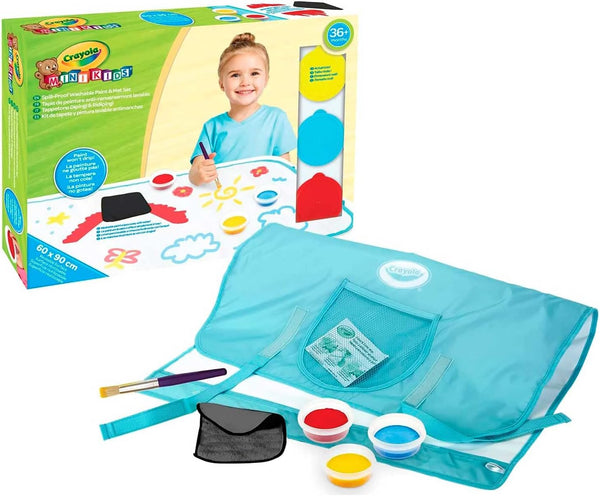 Crayola Mini Kids Washable Paint & Mat Set
