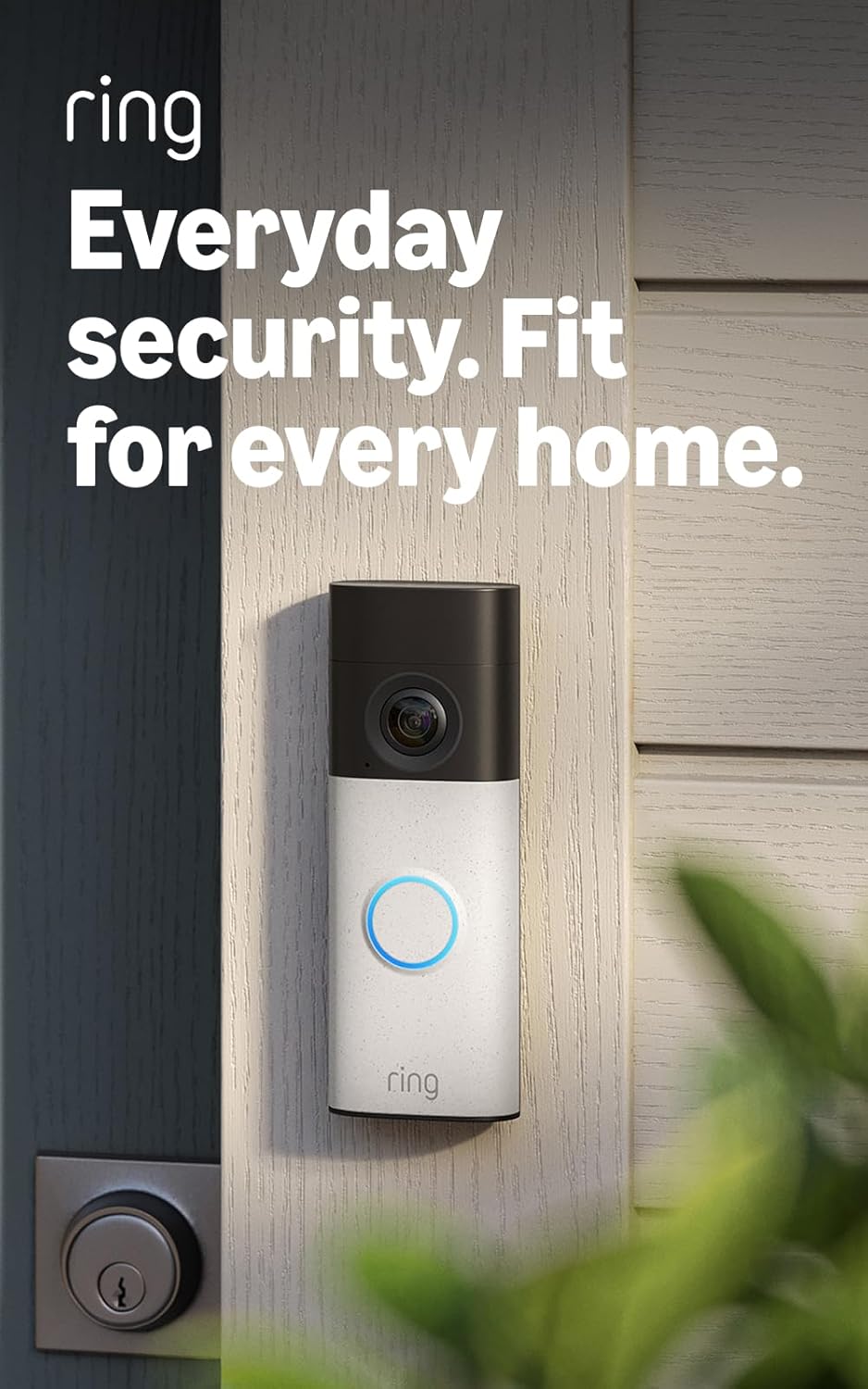Amazon Ring Door Bell - Speckled White (Newest Gen)