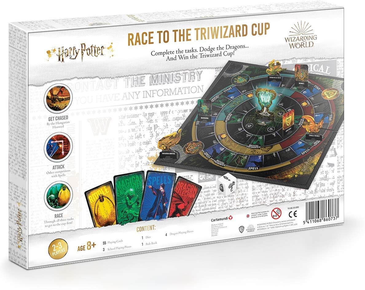 HARRY POTTER: RACE TO THE TRIWIZARD CUP BOARD GAME
