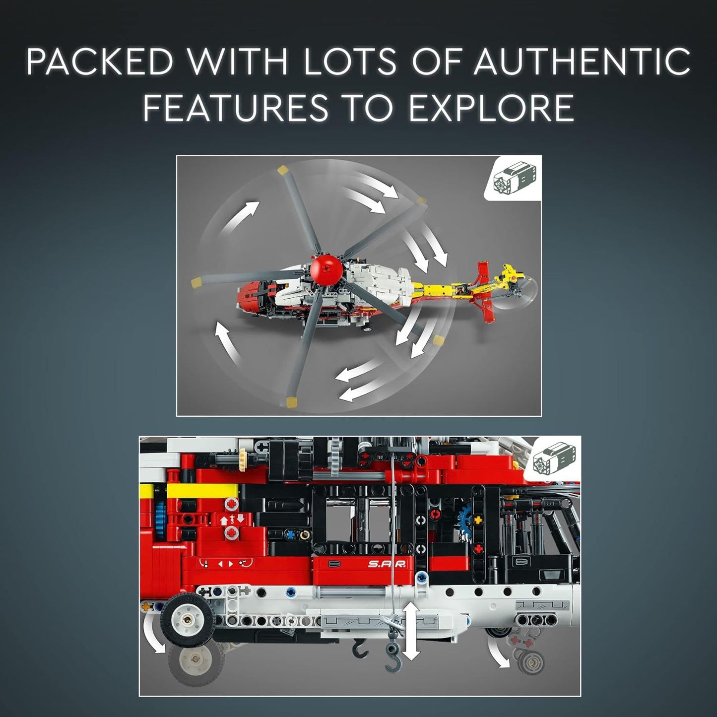 LEGO® | Technic: Airbus H175 Rescue Helicopter (42145)