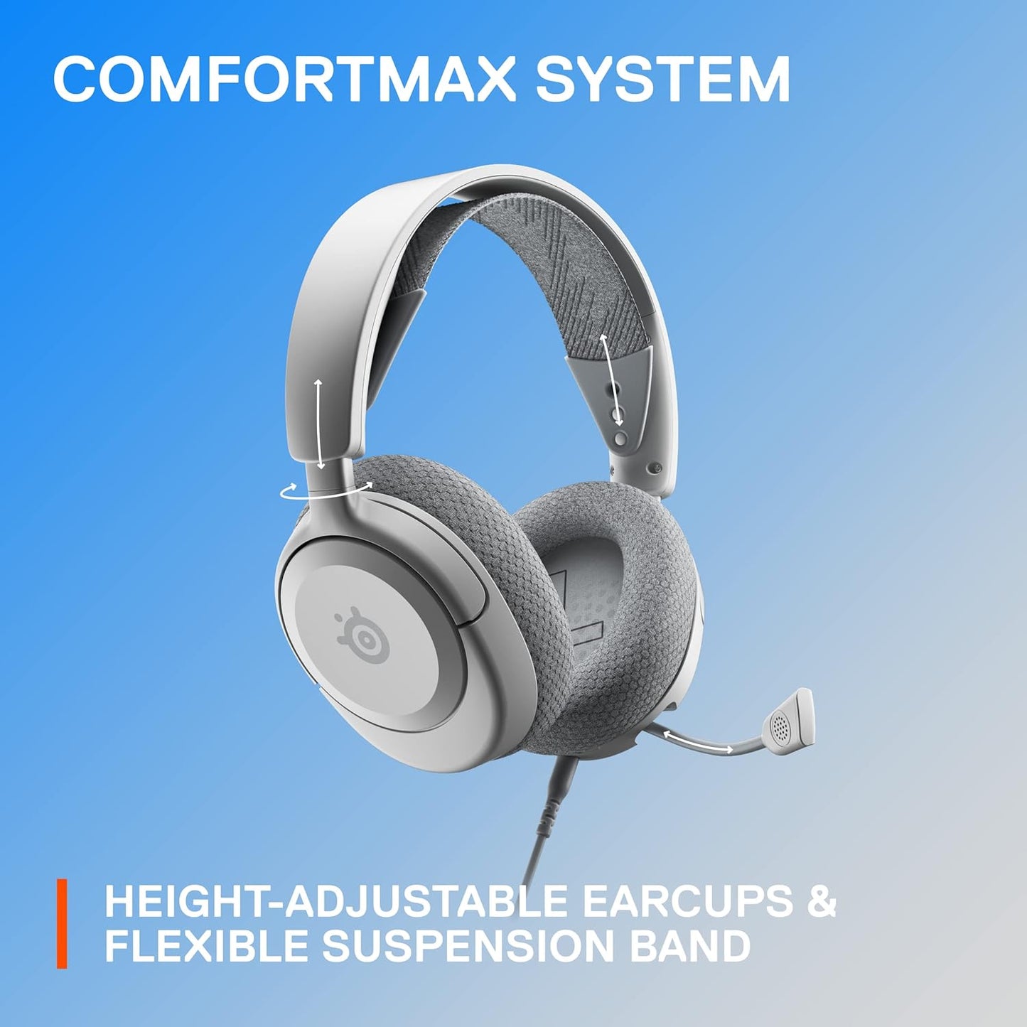 SteelSeries Arctis Nova 1P White Headset