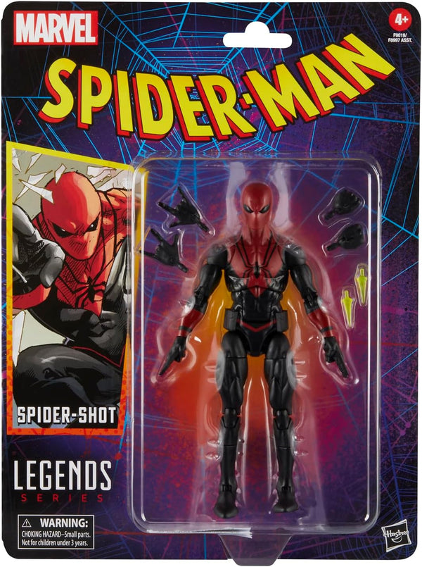 Hasbro Figure Marvel Legends Series Spiderman Spider-Shot