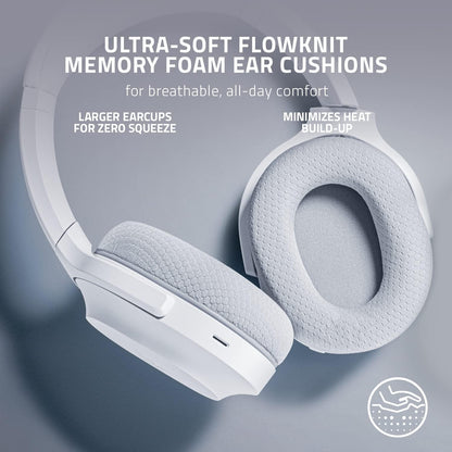 Gaming Headphones Razer Barracuda Mercury Wireless White