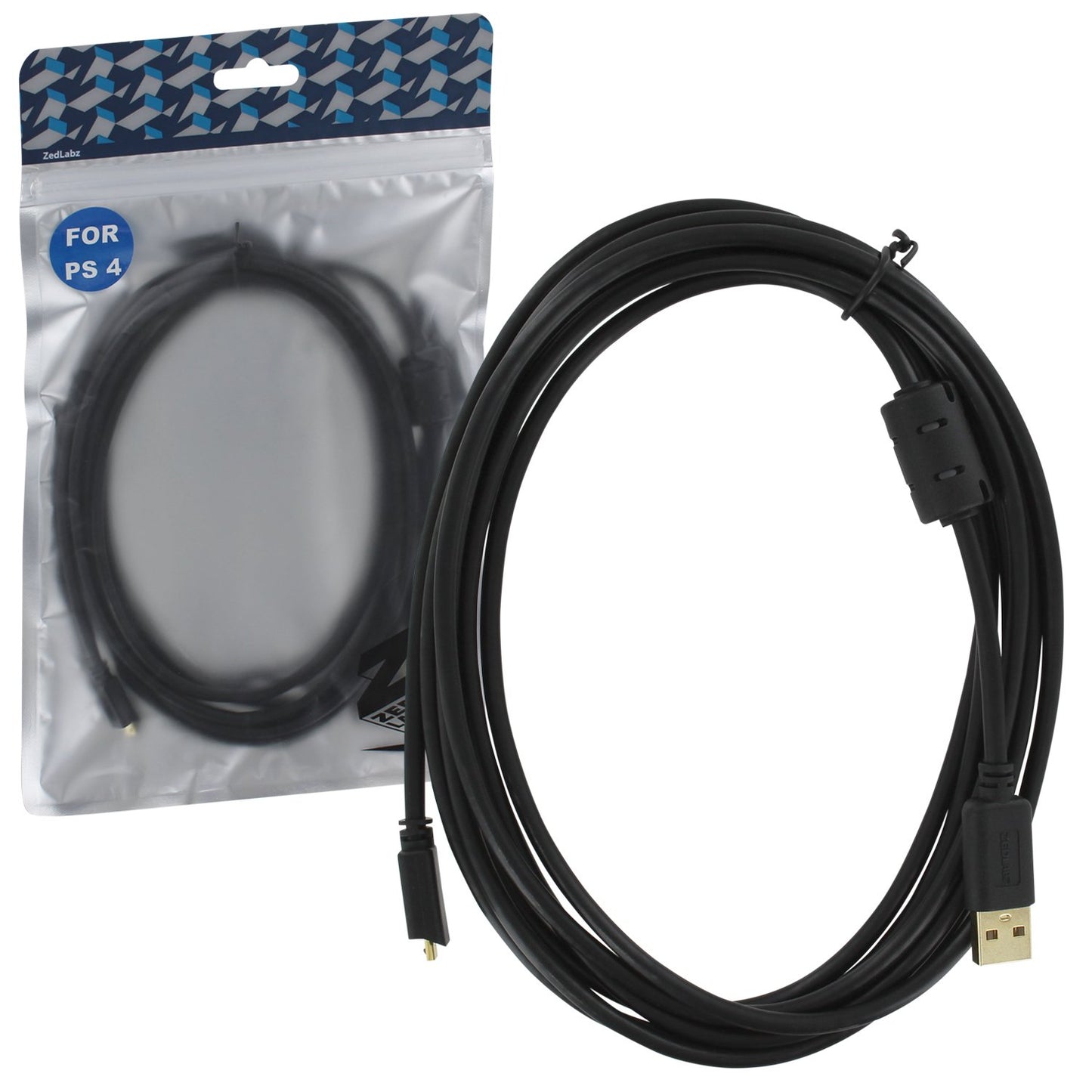 ZedLabz Gold Plated 3M USB Charging Cable