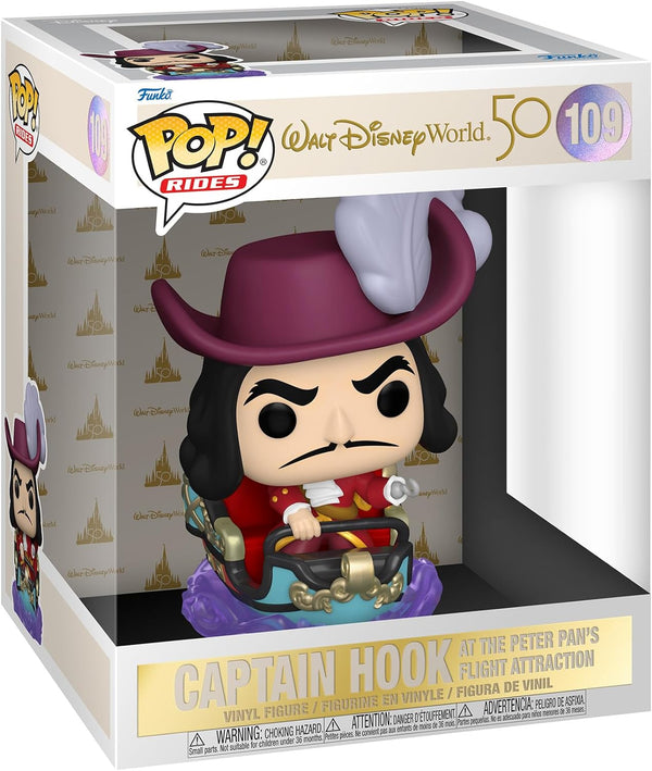 Funko POP: Disney 50th Captain Hook at Flight Attraction 109