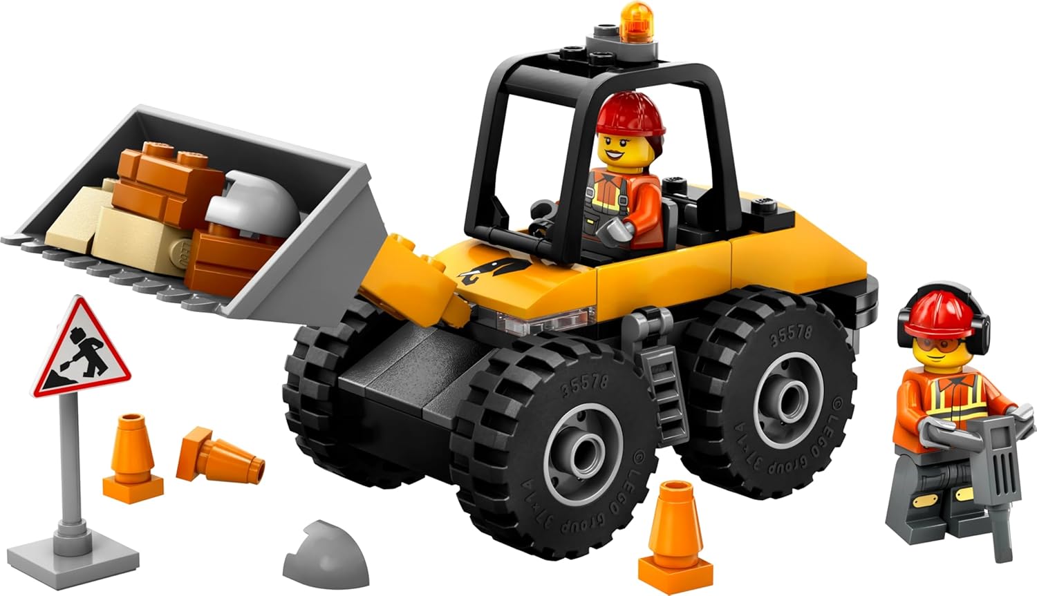 LEGO® | City: Yellow Construction Wheel Loader (60450)