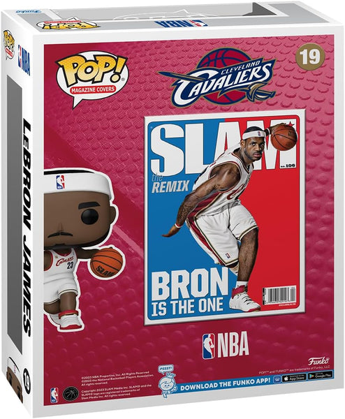 FUNKO POP NBA COVER: SLAM - LEBRON JAMES 19