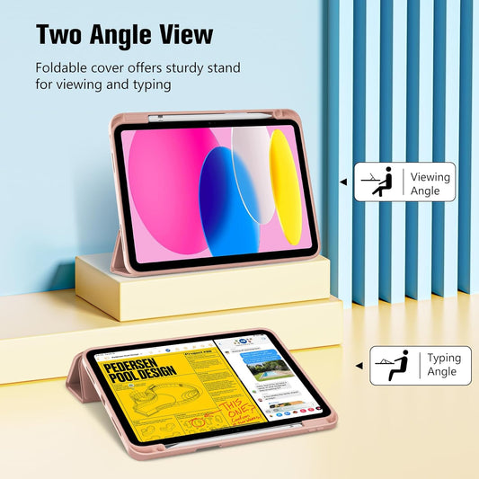 ProCase Pink iPad A16 11th Generation 11 Inch 2025/ iPad 10th Generation 10.9 Inch 2022 Case
