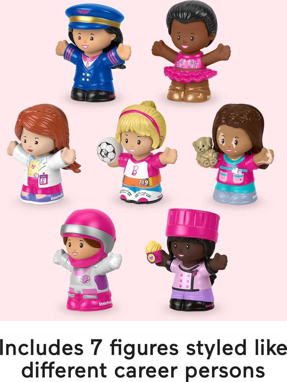Fisher Price Little People Barbie You Can Be Anything (7 Pack)