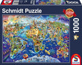 Schmidt Puzzle Discover the World (1000pc)