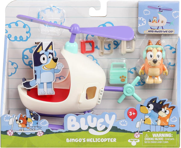 Bluey S9 Vehicle & Figure - Helicopter