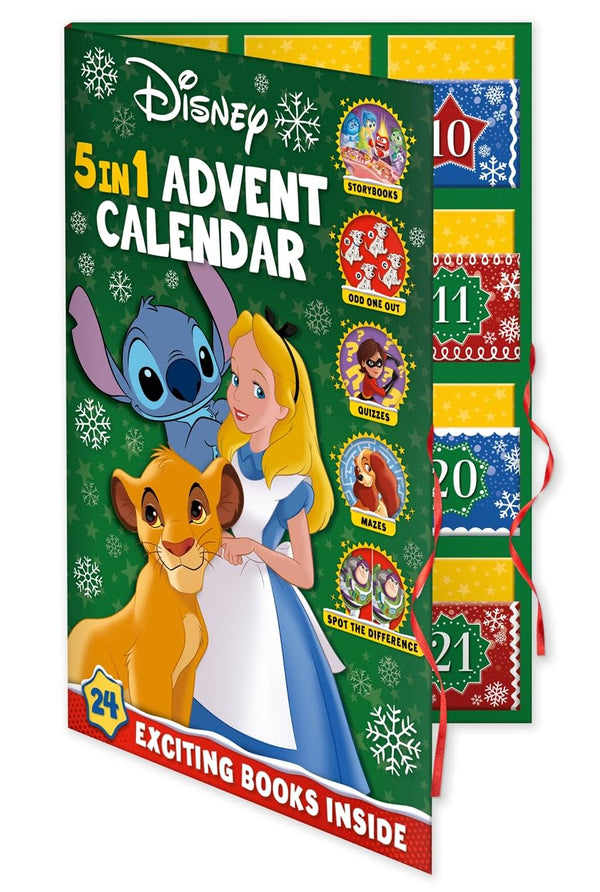 Disney: 5-in-1 Advent Calendar Books