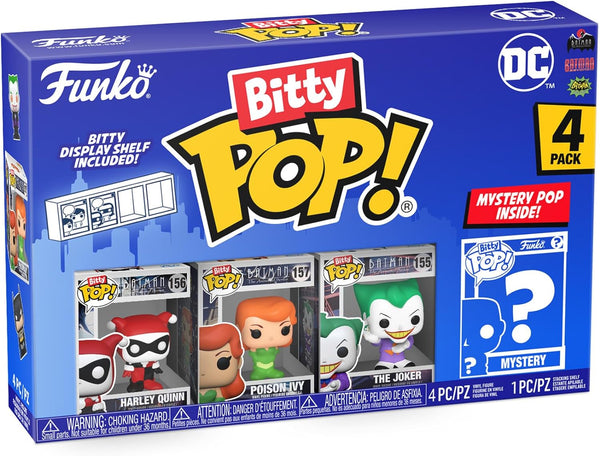 FUNKO POP BITTY: DC S1 4 PACK (ASSORTED)