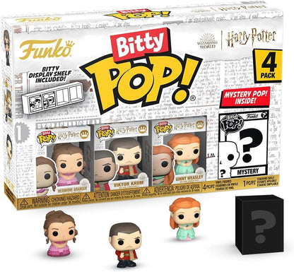 Funko Bitty Pop! Harry Potter GOF Hermione 4-Pack and Surprise Mini Figure