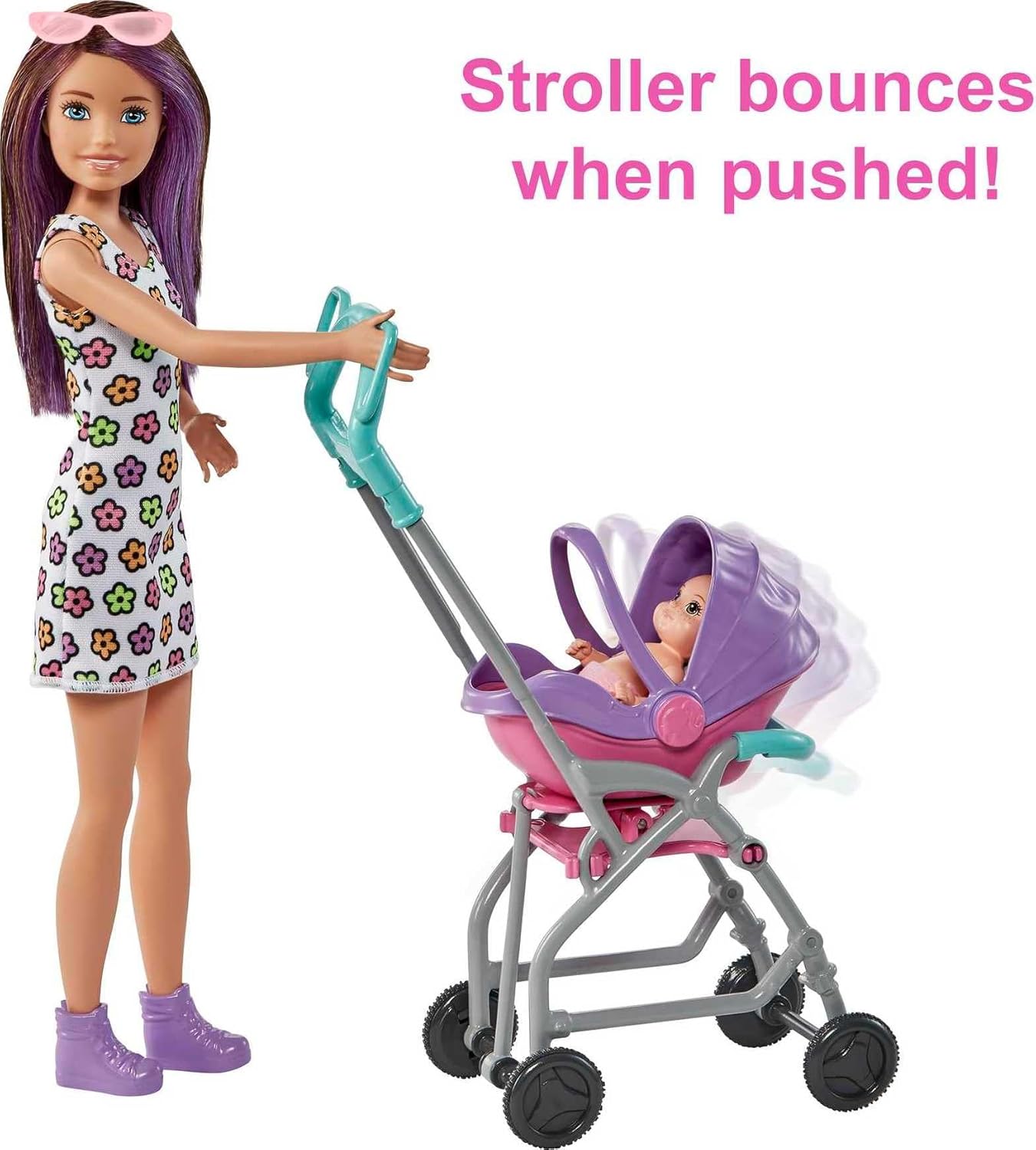 Barbie Skipper Babysitters Brunette Doll & Playset