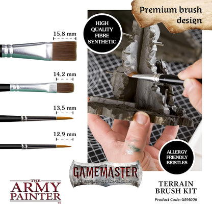 The Army Painter - GameMaster - Terrain Brush Kit