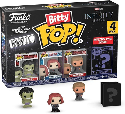 Blister 4 figures Bitty POP Marvel The Infinity Saga Hulk